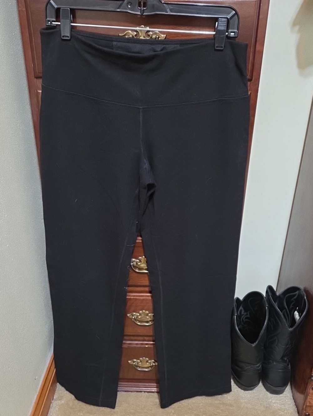 Athletic Works Black High-Rise Yoga Leggings